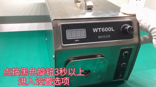 WT600L/WG600L蠕动泵定时功能操作演示